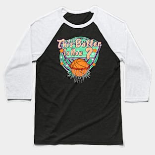 This Baller Is Now 7Nd Birthday Retro Basketball 7 Year Old Baseball T-Shirt